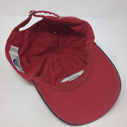 St. Louis Missouri STL Slideback Hat Red One Size Adjustable Fahrenheit