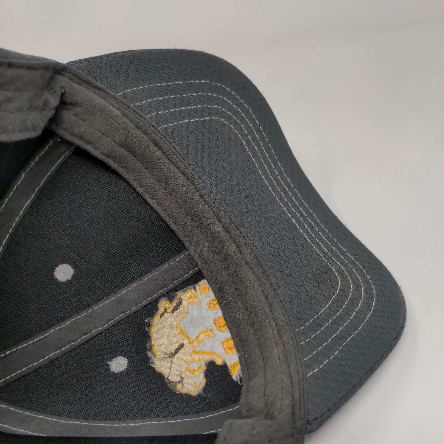 Sabre Strapback Golf Hat Gray One Size Adjustable Embroidered Cap America