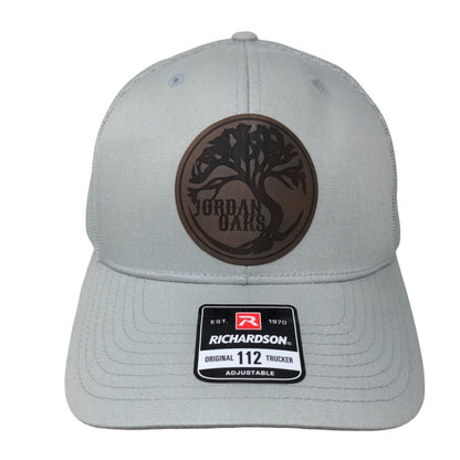 Richardson Men's Snapback Mesh Back Hat Gray Adjustable Jordan Oaks Logo