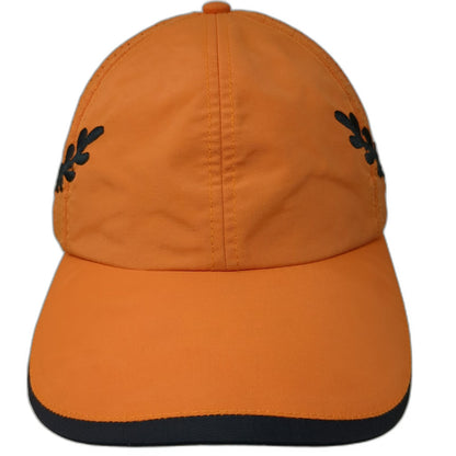 Blue Line Little Caesars Baseball Cap Orange One Size Perforated Strapback Hat