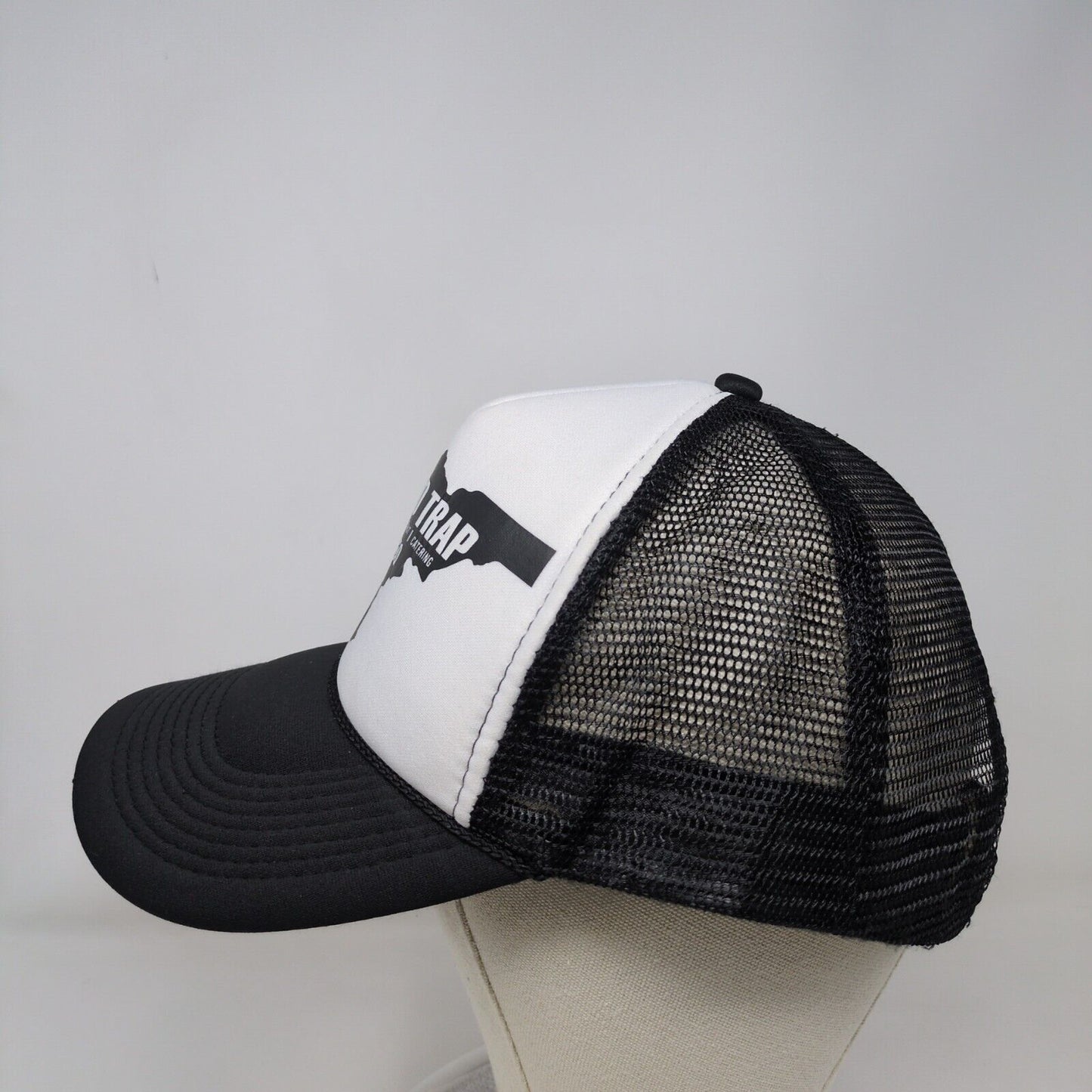The Sand Trap Bar Restaurant Catering Snapback Trucker Hat Black OSFM Otto