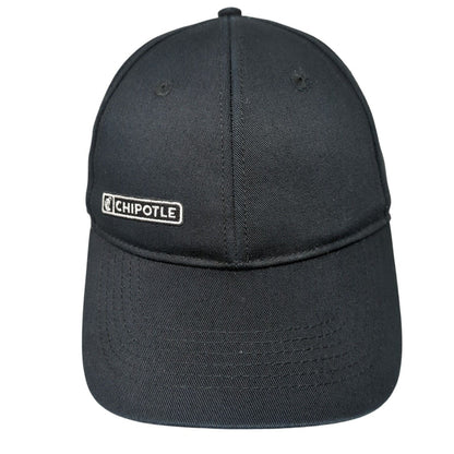 Chipotle Strapback Hat Black One Size Adjustable Loomstate 6 Panel