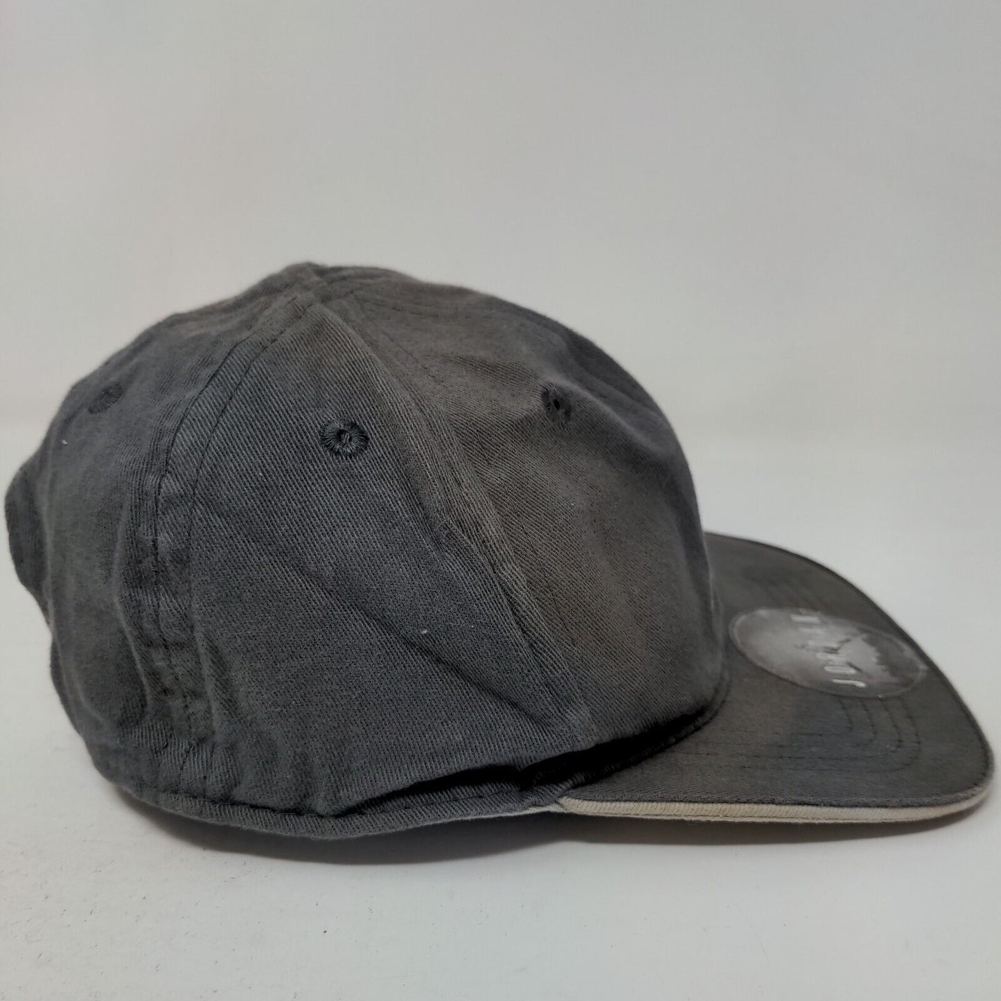 Air Jordan Baby Boy's Snapback Hat Gray Distressed Jumpman Logo W/Sticker