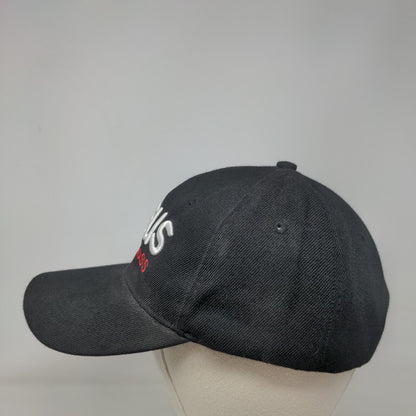 Jesus Is My Boss Strapback Hat Black One Size Adjustable Embroidered 6 Panel