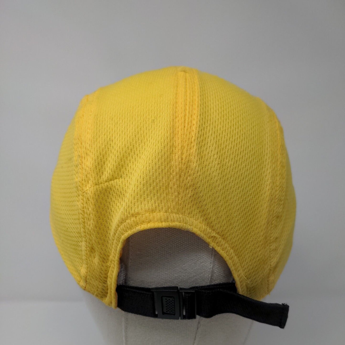 Boise Run Walk Strapback 5 Panel Hat Yellow One Size Embroidered