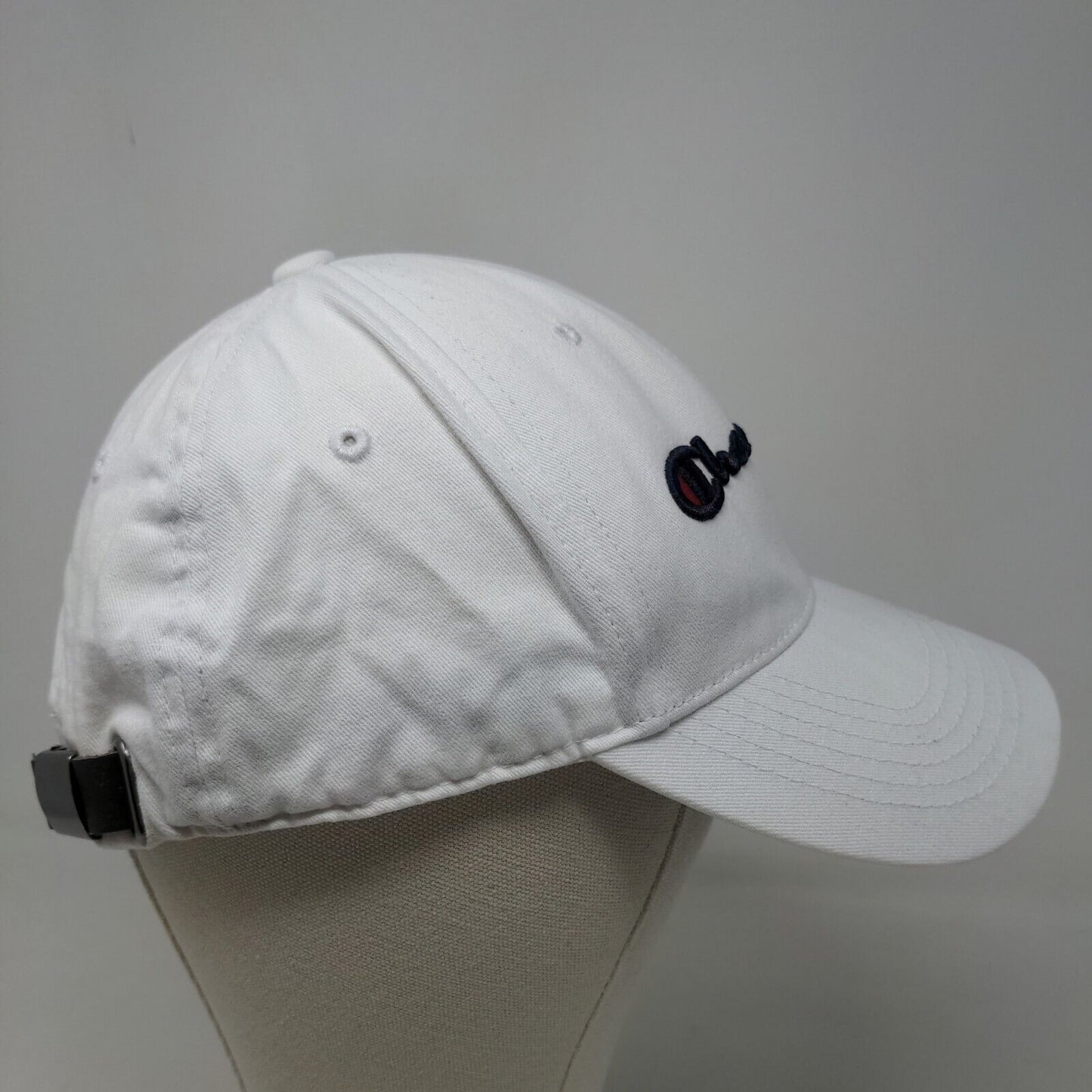 Champion Women's Slideback Hat White Size OSFM Embroidered Logo Cotton