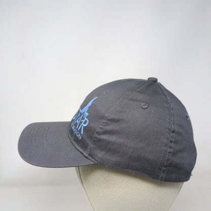 Star Recreation Strapback Hat Gray Youth Embroidered Port & Company