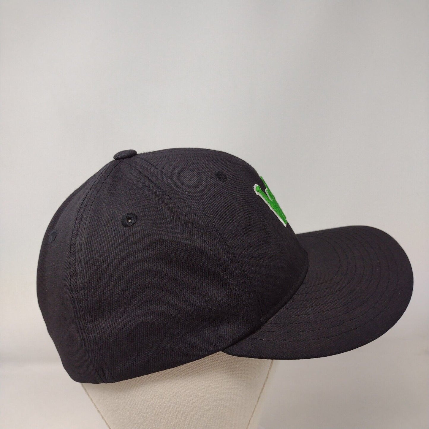 WV Fitted Hat Black S/M C-Fit HC2 Embroidered Vented Holes 6 Panel Champro