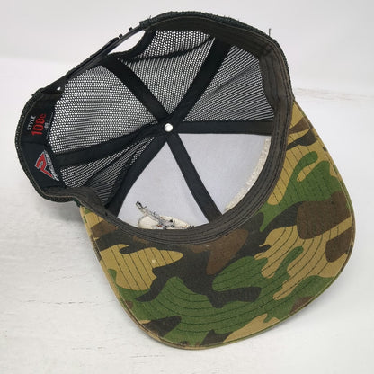 Pacific Headwear Trucker Hat Green One Size Birds Of Prey NCA Camo Snapback