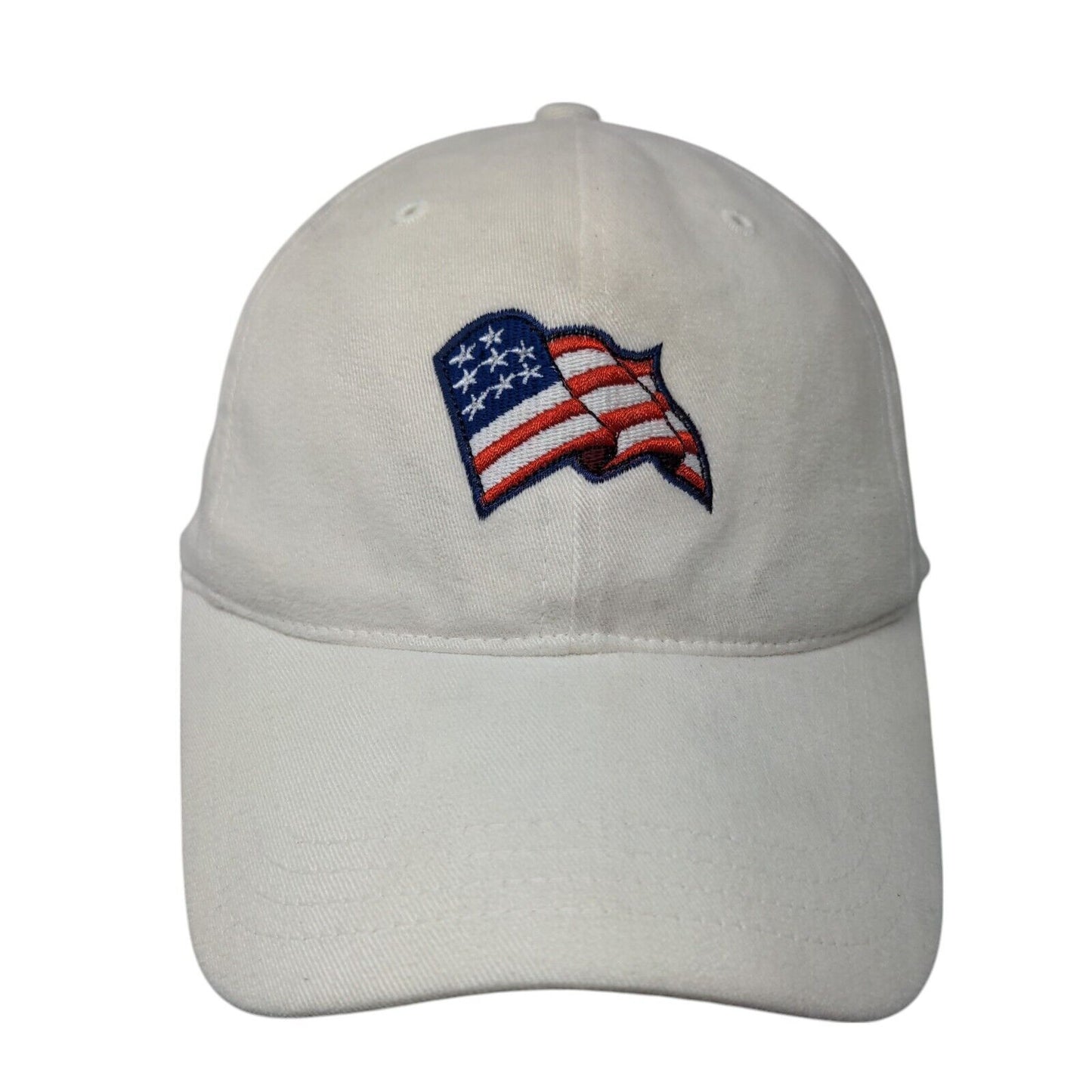 Flag Wrightsock Fitted Hat Tan One Size Embroidered 6 Panel Imperial