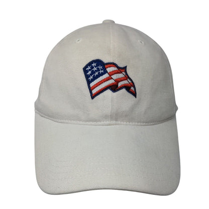Flag Wrightsock Fitted Hat Tan One Size Embroidered 6 Panel Imperial