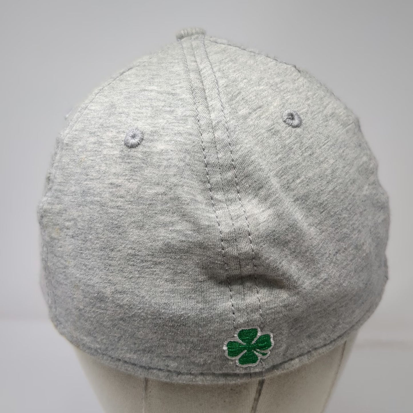 New Era Bauer Hockey Baseball Cap Gray M 39THIRTY Clover Green Stitching Hat