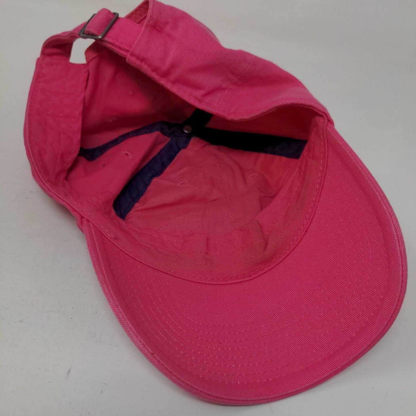 Nike Slideback Hat Pink OSFA Adjustable Patch Logo Vented Holes Cotton