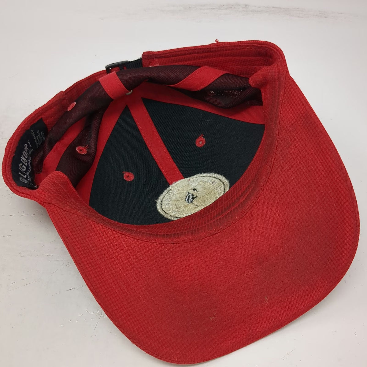 Legendary Crane Creek Country Club Baseball Cap Red One Size Strapback Hat Logo