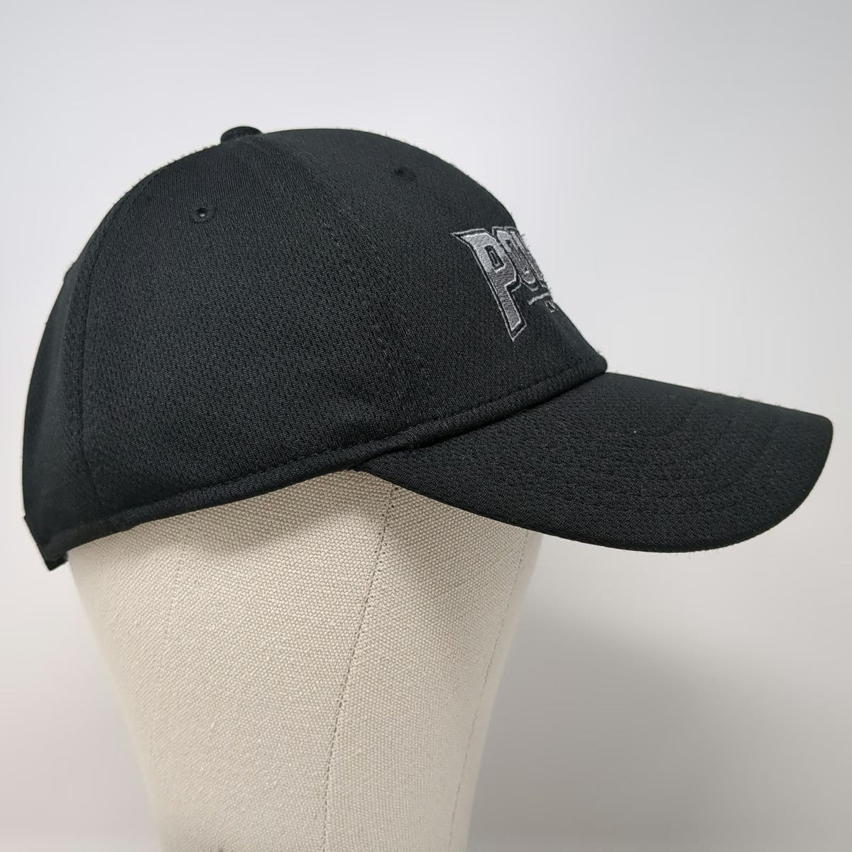 Otto Baseball Cap Black One Size Power Ministry Strapback Performance Fabric Hat