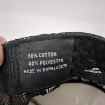 Fly Racing Snapback Mesh Back Trucker Hat Black One Size Solid Yupoong