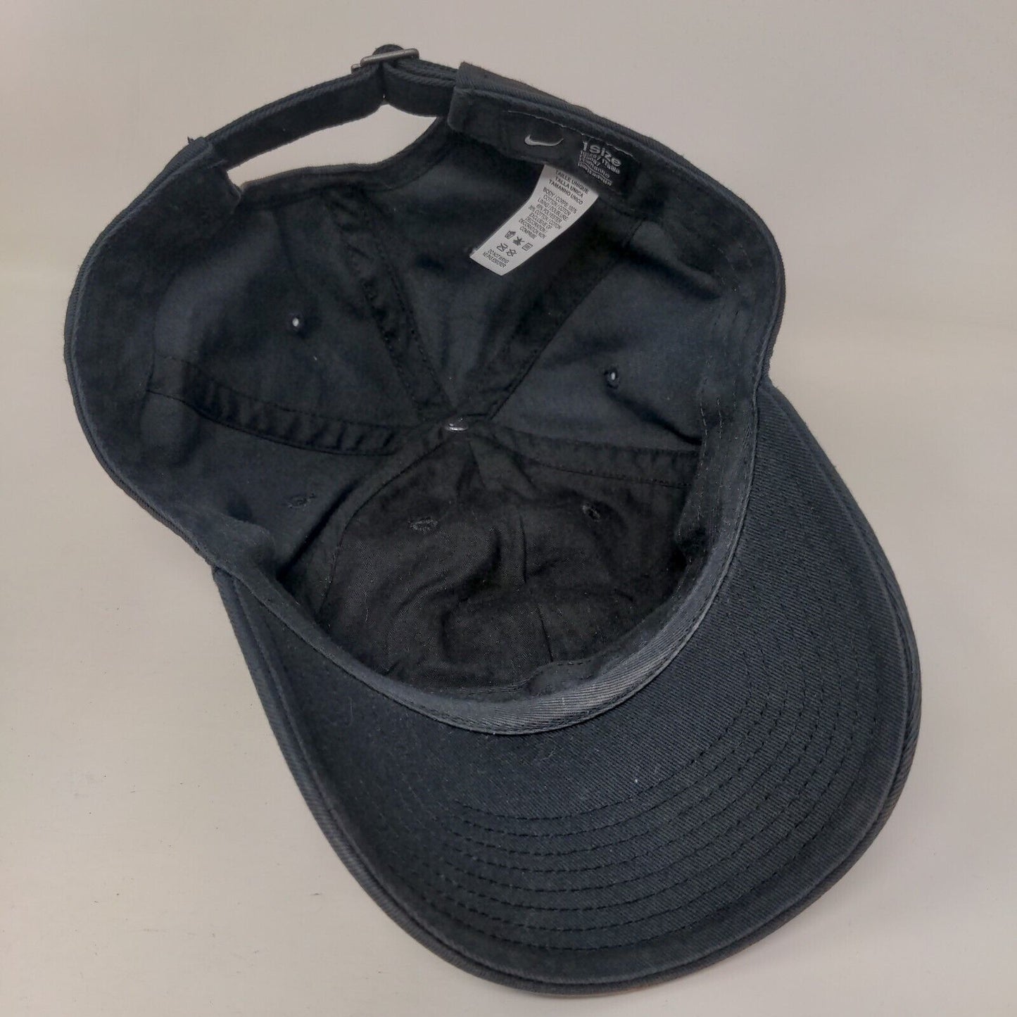 Nike Slideback Hat Blue OSFM Adjustable Embroidered Swoosh Heritage86 6 Panel