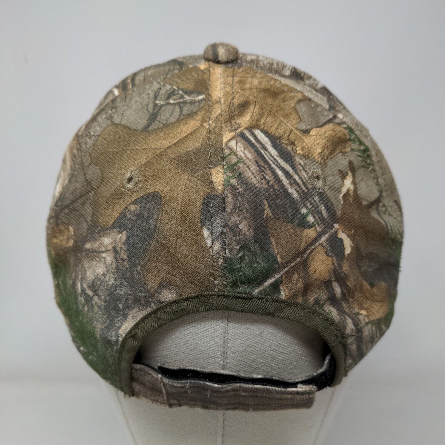 Cabela's Strapback Hat Camouflage One Size Embroidered Adjustable Q3