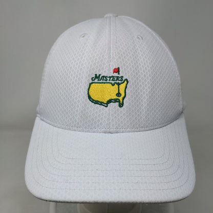 Masters Strapback Hat White One Size Adjustable Embroidered American Needle