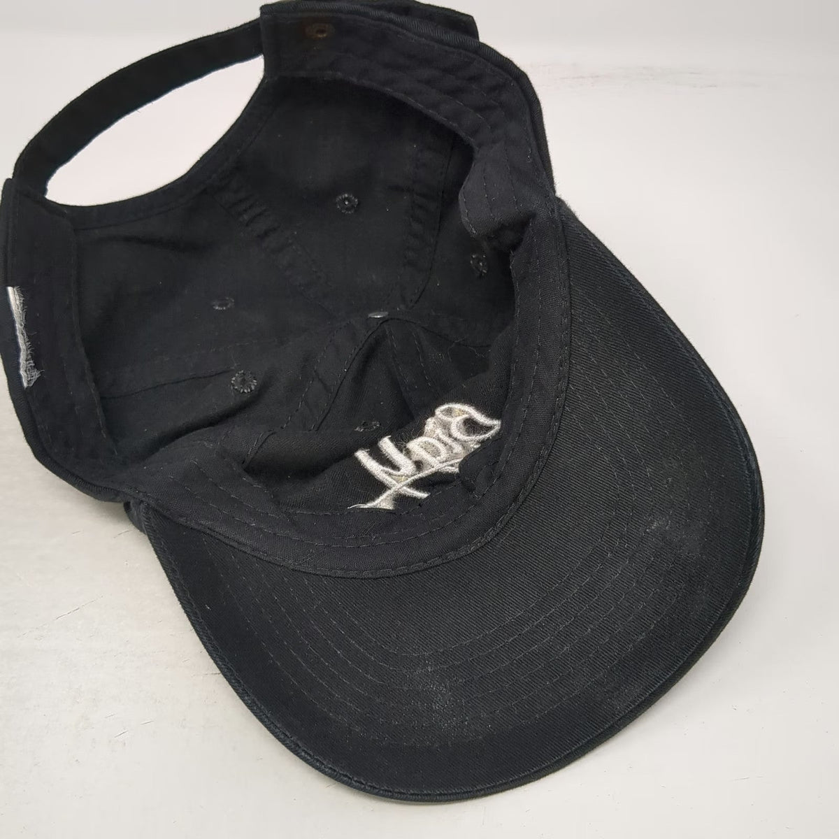 Big Y Supermarket Embroidered Logo Black Baseball Cap One Size Slideback Hat