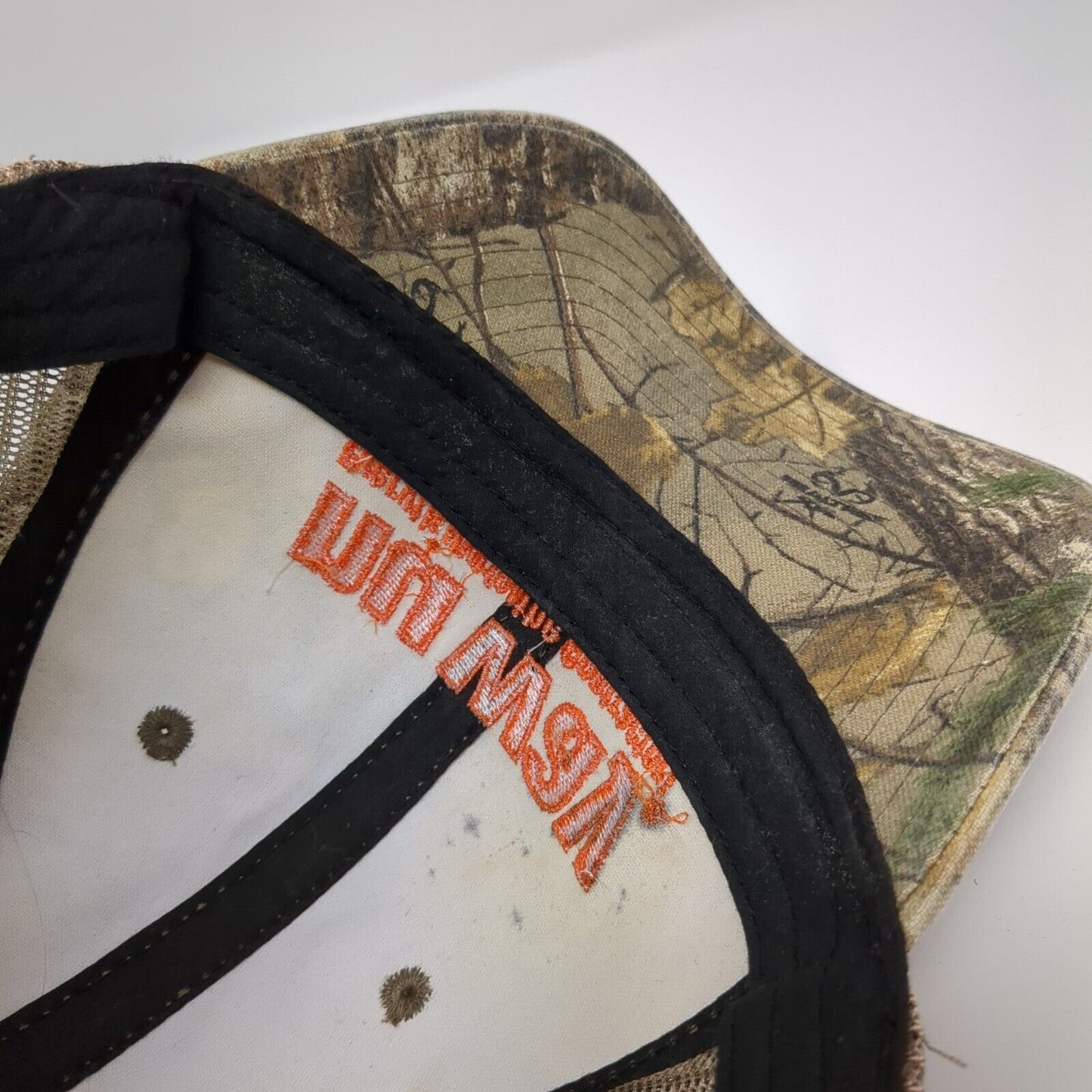 Nu Way Everything For The Contractor Strapback Trucker Hat Camo OS Mesh Back OC