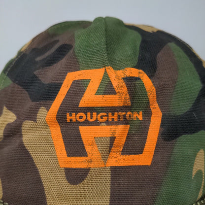 San Sun Men's Snapback Camo Trucker Hat OSFA Houghton Graphic Logo Vintage Logo