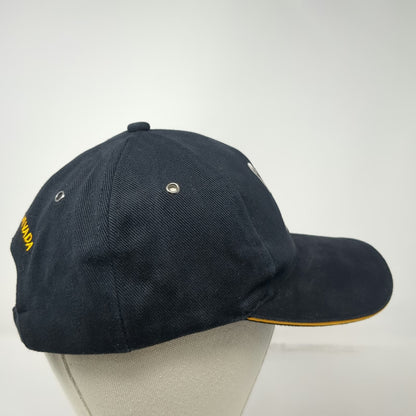Caterpillar Baseball Cap Black One Size MineStar Newmont Nevada Slideback Hat
