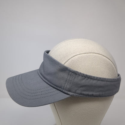Unbranded Slideback Visor Hat Gray One Size Adjustable Blank Solid
