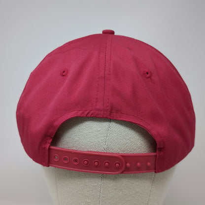 Peterbilt Pink One Size 5 Panel Hat Idaho Boise Semi Truck Rope Snapback Graphic