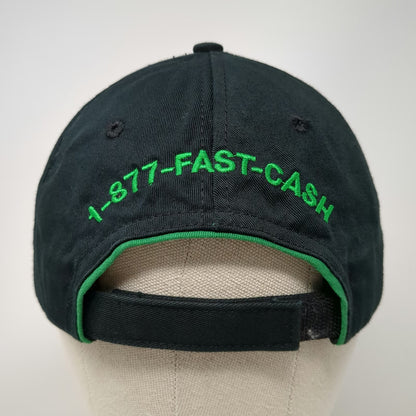 Legend Baseball Cap Black One Size DollarWise Fast Cash Strapback Hat Logo USA