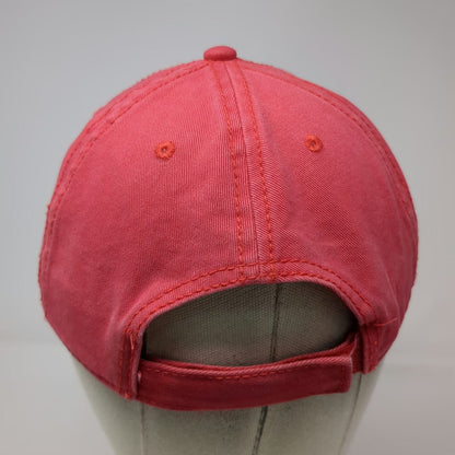 Jacobson Hat Red Baseball Cap OSFM Deep Creek Lake 1925 Embroidered Strapback
