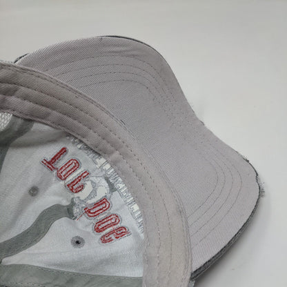 Top Dog Marine Construction Strapback Mesh Back Trucker Hat Gray OSFA