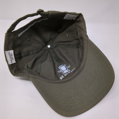 SEI Scientific Environments Inc Slideback Hat Green One Size Adjustable Cotton