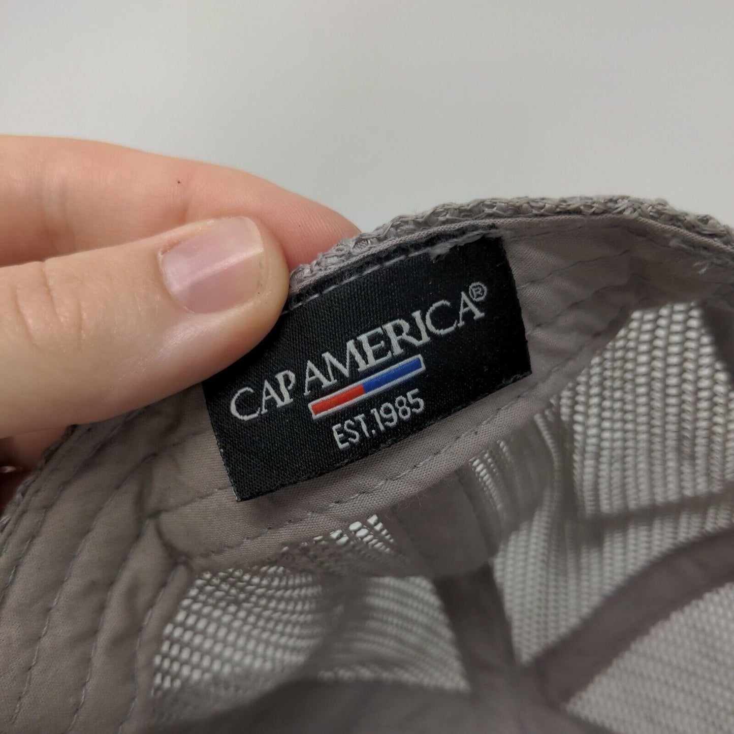 GSSF Pro Snapback Trucker Hat Gray One Size Adjustable Mesh Back Cap America