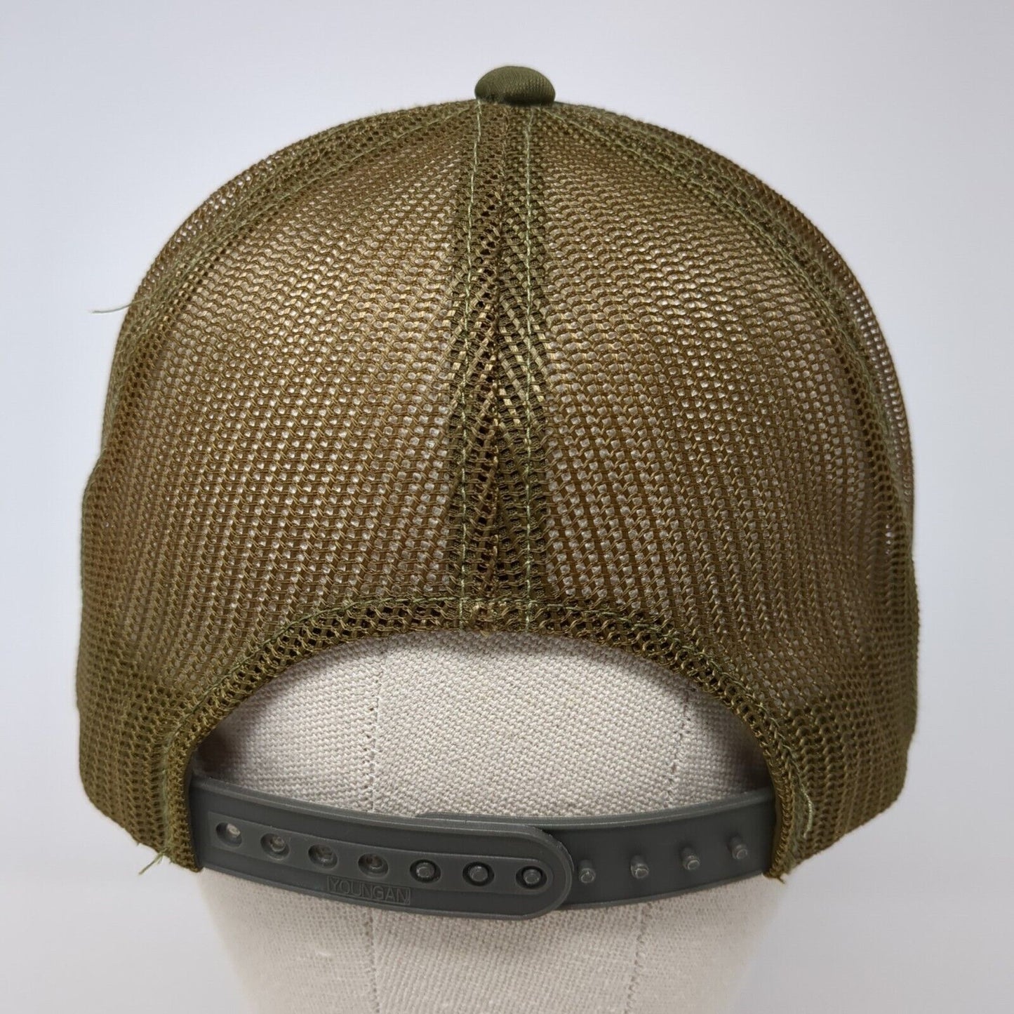 YoungAn Snapback Trucker Hat Multicolor One Size Adjustable Mesh Back Rope