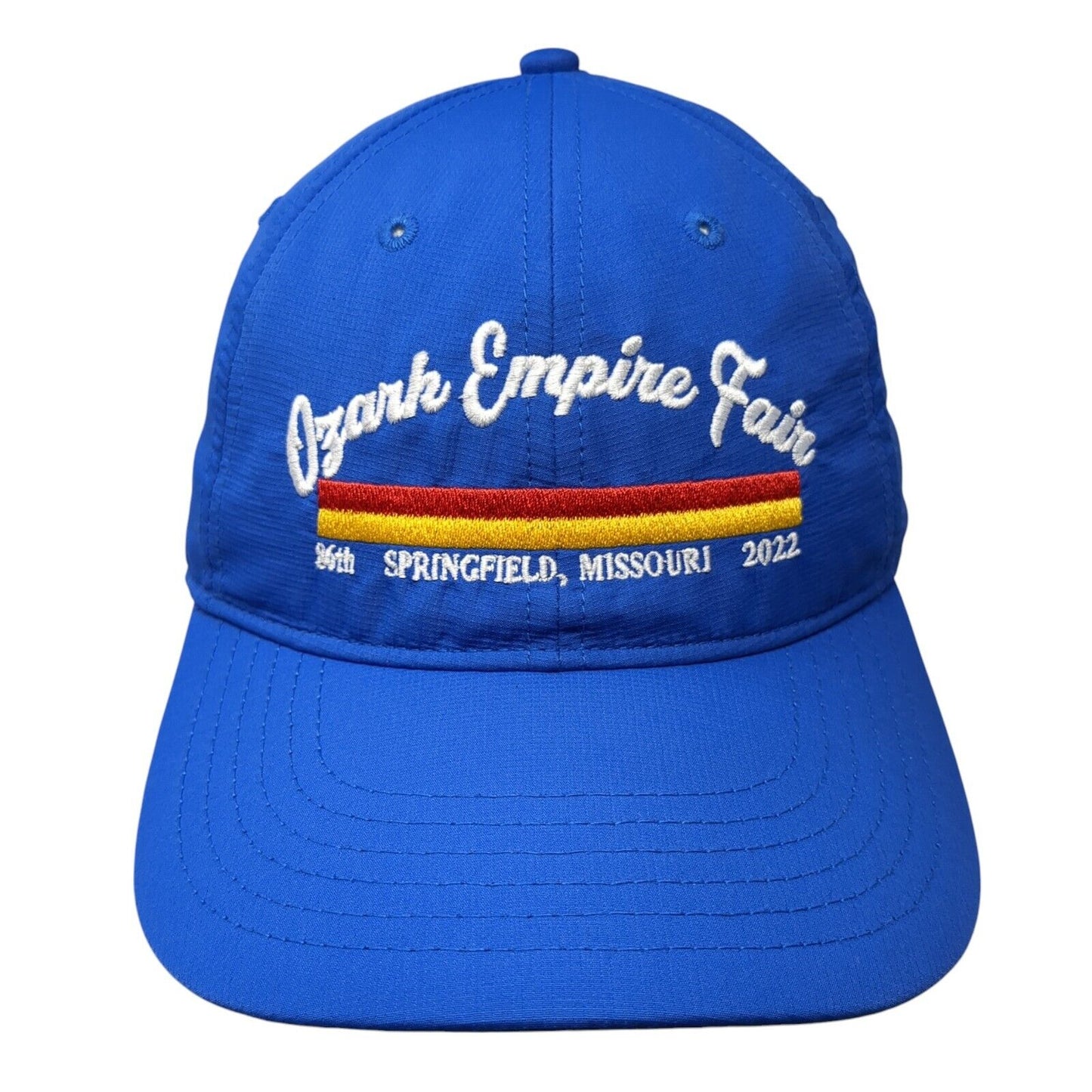 Ozark Empire Fair Strapback Hat Blue One Size Adjustable Outdoor Cap