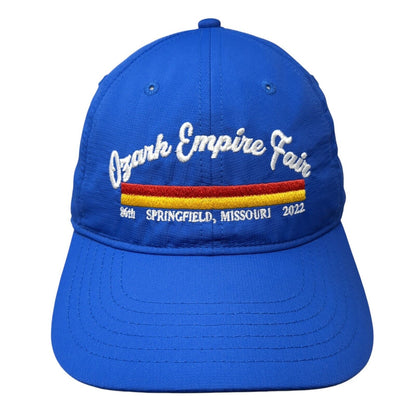 Ozark Empire Fair Strapback Hat Blue One Size Adjustable Outdoor Cap