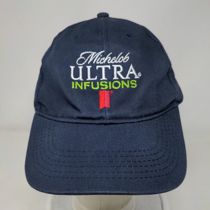 Michelob Ultra Infusions Slideback Hat Blue OSFM 6 Panel Quake City Caps