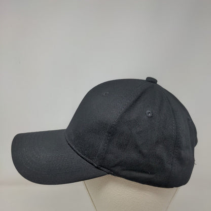 Unbranded Slideback Hat Black One Size Adjustable Vent Holes Blank