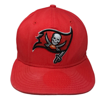 Tampa Bay Buccaneers Snapback Hat Red OSFM Embroidered Logo New Era 9Fifty NFL