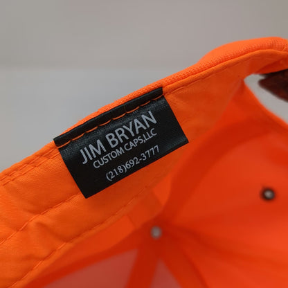 Jim Bryan North Central Farmers Elevator Camo Orange One Size Baseball Cap Hat