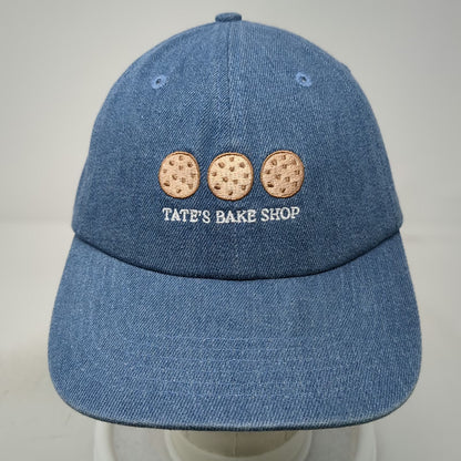 Tate's Bake Shop Cookies Blue Denim Baseball Cap One Size Slideback Hat 1980