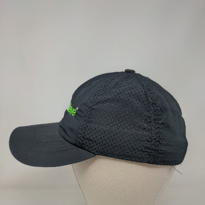 Trulieve Strapback Hat Black One Size Embroidered Breathable Port Authority