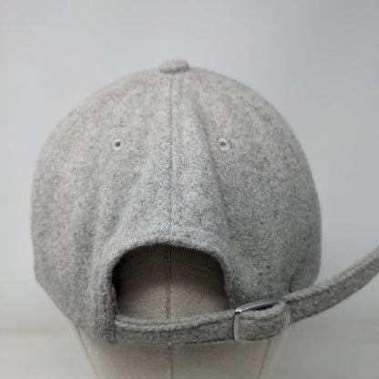 PINK Slideback Hat Gray One Size Solid Embroidered Victoria's Secret