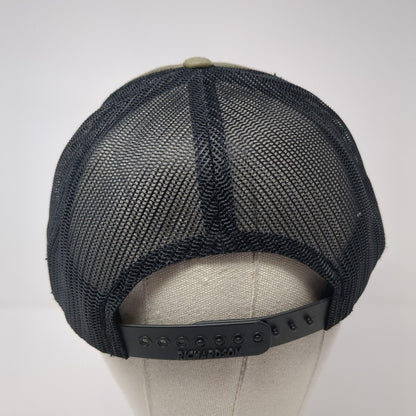 Northwest Adventure Awaits Patch Snapback Trucker Hat Brown One Size