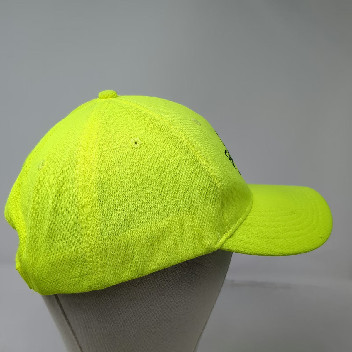 Sport-Tek Baseball Cap Green One Size EideBailly Neon Polyester Strapback Hat