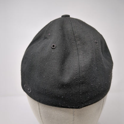 PH Fitted Hat Black Size 7 Embroidered 6 Panel PTS65 Surge Richardson