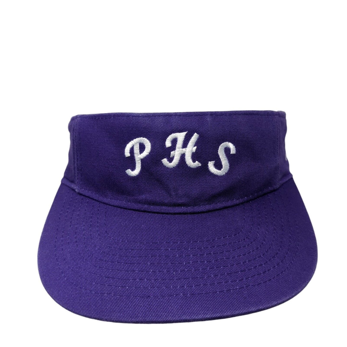 PHS Strapback Golf Sun Visor Hat Purple One Size Adjustable Embroidered Adidas