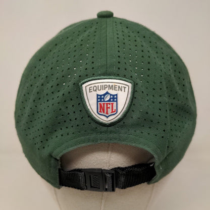 New Era Men's Slideback Mesh Back Hat Green New York Jets Embroidered Logo