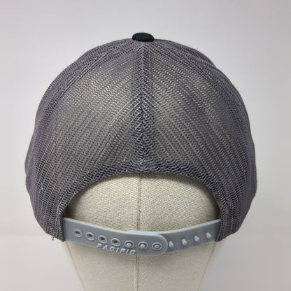 Steelhead Metal Corp. Snapback Trucker Hat Black One Size Mesh Back